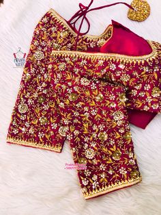 Maroon Blouse Maggam Designs, Bridal Blouses Designs Heavy Work, Magam Work Blouses Latest Bridal Simple, Full Work Blouse Designs, Maroon Blouse Designs Bridal, Maggam Work Blouse Designs Bridal Heavy, Bridal Maggam Work Blouses Latest, Heavy Maggam Work Blouse Designs Latest, Bridal Maggam Work Blouses