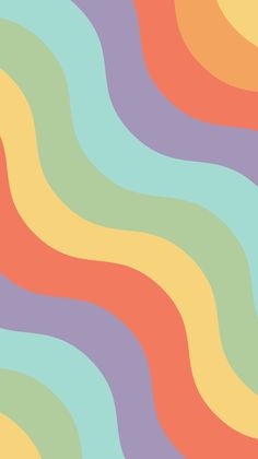 an abstract background with wavy lines in pastel colors