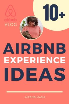 the cover of air bnb description ideas with an image of a woman holding a cat