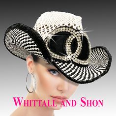 Home - Whittall & Shon Bling Hats, Stylish Womens Hats, Cowboy Fashion, Special Occasion Hats, Dressy Hats, Western Bling, Occasion Hats, Pretty Hats, Womens Hats