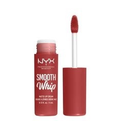 NYX Professional Makeup Smooth Whip Matte Lip Cream, Long Lasting Liquid Lipstick, Parfait Let us introduce you to one of our fan faves, NYX Professional Makeup Smooth Whip Matte Lip Cream, our first ever vegan-formula vibrant, smooth lip colors. Drench your lips in perfect matte lip color for any occasion, with one of our 24 high impact shades. This creamy matte liquid lipstick glides on smoothly, and delivers intense color in just one swipe. This creamy lipstick gives a smooth sensation throug Nyx Lipstick, Cream Pillows, Bare Lip, Nyx Makeup, Matte Lip Cream, Cream Lipstick, Smooth Lips, Theobroma Cacao, Fuzzy Slippers