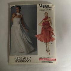 an image of a woman's dress pattern on the cover of a sewing book