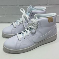 Brand New With Original Tags See Photos For Details Sr3 White Non-slip Mid-top Sneakers, Nike White High-top Sneakers With Cushioned Footbed, White Synthetic Nike Air Force 1 Mid-top, White Sneakers Women, New Nike, White Nikes, White Sneakers, Nike Women, Nike Shoes