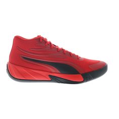 Model Name: Court Pro Model Number: 31082902 Material: Mesh Color: For All Time Red Puma Black Condition: New With Box Width: Medium (D, M) Puma Is The Leading Maker Of Sport And Lifestyle Shoes. Founded In 1948, Puma Is Committed To Comfort, Creativity, And The Environment. Padded Insoles Make This Brand Perfect For Extended Wear For Everyone, From Athletes Running A Marathon To Moms Walking Their Children Home From School. Rest Assured That With Puma You Will Get All The Perks Of A Performance Puma Basketball Shoes With Round Toe, Puma Lace-up Basketball Shoes In Synthetic, High-top Puma Running Shoes, Red Puma Training Sneakers, Red Synthetic Basketball Shoes For Training, Red Puma Sneakers For Training, Dynamic Red Synthetic Basketball Shoes, Red Puma Sneakers For Sports, Red Puma Sneakers With Round Toe