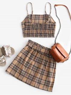 Tumblr Outfits, Mini Robes, Skirt Sets, Really Cute Outfits, Girls Fashion Clothes, Teenage Fashion Outfits, Design Patterns, Girly Outfits, Green Light