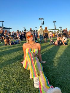 Coachella outfit, coachella outfit inspo, music festival outfit, coachella music festival, colorful coachella outfit Colorful Coachella Outfits, Outfit Coachella, Outfits 2023 Summer, Aesthetic Types, 2023 Fashion Trends, Festival Ideas, Coachella Music, Bachelorette Outfits, Coachella Outfit