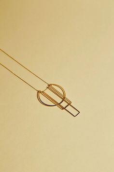 Full Deco Necklace – Made Trade Brass Hair Pin, Gold Necklace Simple, Oval Earring, Ethical Jewelry, Geometric Necklace, Geometric Jewelry, Recycled Gold, Simple Jewelry, Circle Earrings