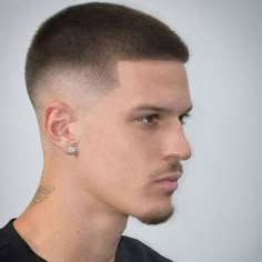 Buzz Cut For Men, Mid Fade Haircut, Buzz Cut Hairstyles