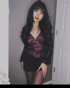 Witchcore Fashion, Makeup Aesthetics, Latina Outfits, Brooklyn 99, Romantic Goth, Dark Feminine, Grade 8, Feminine Aesthetic