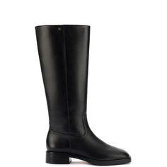 Anne Boot In Black Leather Sandal Platform, Trending Boots, Low Heel Shoes, Riding Boot, Jennifer Fisher, Princess Anne, Comfortable Boots, Boots Fall, Pumps Flat