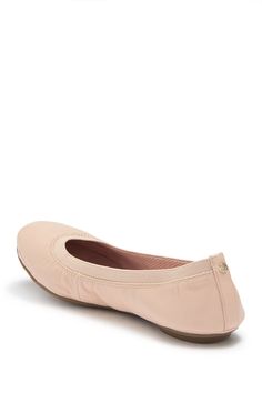 An elasticized topline and rounded toe bring an on-point look to a versatile ballet flat grounded by a superflexible sole that offers all-day comfort. Synthetic upper/textile lining/synthetic sole Imported Women's Shoes Suede Ballet Flats, Ballet Flats, Faux Suede, Color Pop, Ballet, Nordstrom, Women Shoes