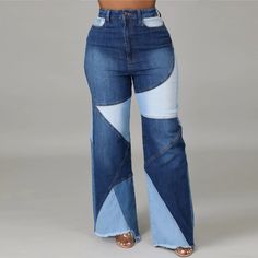 Trend Jeans, Elegant Fashion Outfits, Jeans Street Style, Fall Plus Size, Jumpsuit Elegant, Denim Pants Women, Jeans Fabric, Street Style Trends, Black High Waist