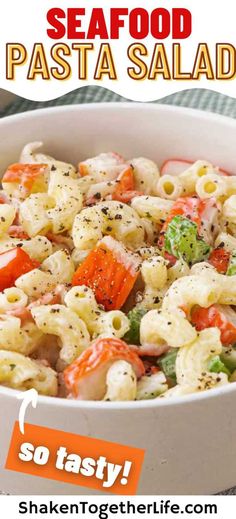 this pasta salad is so tasty it's loaded with fresh vegetables and seasonings