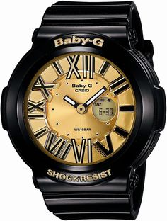 Baby-G "neon dial series" that emits light such as hands and dial in response to black light with built-in impact resistance structure. It is a face design that makes you feel the depth by shining the dial and the glass surface respectively. Casio Protrek, Black And Gold Watch, Pretty Watches, Streetwear Accessories