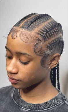 Cornrows With Edges, Protective Braids, Pretty Braided Hairstyles, Hair Appointment