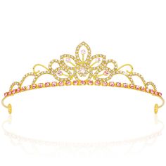 PRICES MAY VARY. Fantasy Flower Crown: A dreamy Crystal Crown for queens and princesses, featuring a unique flower-shaped design that will make you the center of attention Sparkling Rhinestone Tiara: The Tiara for Girls is set with high quality faux crystal gemstones, each of which is carefully selected to ensure that they sparkle in the light and add endless glamor Comfortable to Wear: The Rhinestone Headband is very lightweight, gently fits your head without any burden, the rounded end won't h Disney Princess Crowns, Sleeping Beauty Crown, Fantasy Crowns, Rhinestone Hairpiece, Tiara Flower, Fantasy Crown, Girls Tiara, Crown Birthday, Crown For Women