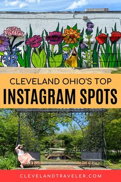 cleveland ohio's top instagram spots with text overlay reading cleveland, oh's top instagram spots