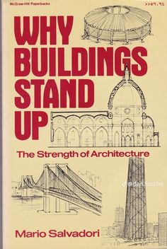 a book cover with an architectural drawing