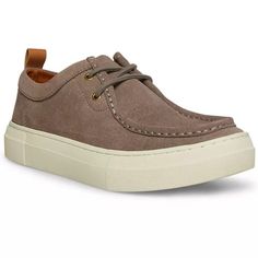 Brand New Without Box Men's Steve Madden Classic Suede Moccasin Style Comfort Sneaker In A Refined Chukka-Boot Design Sizes 8 And 8.5 Color Grey/Tan Round Apron-Toe Chukka-Style Sneaker Leather Laces With Metal Eyelets Contrasting Tan Leather Heel Tab Flexible And Durable Rubber Sole Casual Round Toe Sneakers For Work, Low-top Sneakers For Workwear, Low-top Sneakers For Workwear In Fall, Low-top Sneakers For Workwear, Fall Season, Fall Workwear Low-top Sneakers, Casual Low-top Lace-up Shoes With Leather Footbed, Casual Moc Toe Sneakers For Work, Lace-up Work Sneakers With Durable Sole, Casual Moc Toe Lace-up Work Shoes