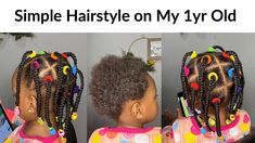 Kids Simple Hairstyles, Natural Looking Braids, Simple Braids For Kids, Ben And Betty Hairstyle African For Kids, Hair Styles With Beads Kids, Toddler Beaded Hairstyles For Kids, How To Put Beads In Hair Kids, Beads In Hair Kids