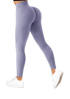 Rib Leggings Lilac - Buy 2 Get 1 Free! Ribbed Stretch Leggings For Sports, Ribbed Full-length Athleisure Activewear, Ribbed Solid Color Yoga Pants For Workout, Ribbed Solid Yoga Pants For Workout, High Stretch Ribbed Sports Bottoms, Ribbed Full Length Athleisure Activewear, Full-length Ribbed Athleisure Activewear, Full Length Ribbed Athleisure Activewear, Ribbed High Stretch Full Length Activewear