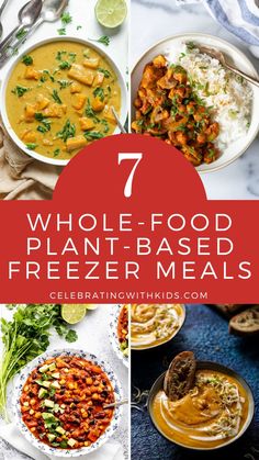 the 7 best plant - based freezer meals to make for lunch or dinner, including soup