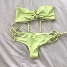 Very Rare Bandeau Set Acacia Swimwear, Kauai, Very Rare, Lemonade, Womens Swim, Swimming, Yellow, Women Shopping, Color