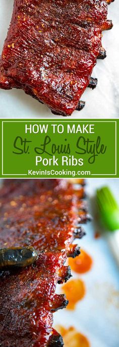 how to make st louis style pork ribs