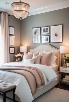 Gray And Beige Bedroom Ideas, Guest Bedroom On A Budget, Neutral Bedroom Aesthetic, Small Bedroom Decor Ideas For Women, Neutral Bedroom Decor Ideas, Bedroom Makeover On A Budget, Cluttered Bedroom, Small Bedroom Decor Ideas, Bedroom Decor For Women