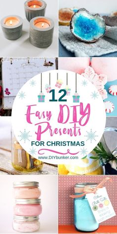 twelve easy diy presents for christmas