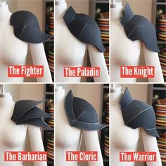 Anduin Wrynn, Shoulder Pauldron, Armor Template, Celana Jogger Wanita, Foam Cosplay, Armadura Cosplay, Goblin Slayer, Cosplay Armor, Cosplay Tutorial