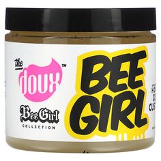 BeeGirl CollectionSuper-Charged Honey Cruelty FreeCosmetologist Approved License to Ill™Bee GirlSpecifically formulated for thirsty hair on the mend. Powered by the science of super-charged honey to reclaim your hair's natural softness, bounce, and shine!What It Doux?Hydrates, protects, and defines even the tightest curls with no crunch or flaky residue.What's good?Cationic honey AloeVitamins B, C & EKeratin Silk amino acids Curl Custard, Tight Curls, Hair Gel, Lactic Acid, Ascorbic Acid, Vitamin B, Wet Hair, Glass Containers, The Science