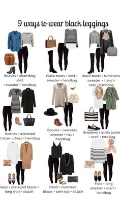 9 Ways To Wear Black Leggings outfit Ideas Check my Bio Link to get Discount #winteroutfit #winteroutfits #winteroutfitinspo #winterfashion #SignatureStyle #FashionIndividuality #UniqueLooks #PersonalFashion Ways To Wear Black Leggings, Black Leggings Outfit Ideas, Outfits Leggins, Shapewear Leggings, Leggings Outfit Ideas, Capsule Wardrobe Casual, Black Leggings Outfit, Leggings Outfit