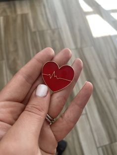 Nurse heart enamel pin.  Pin is made with high-quality material! Amazing pin is the best gift for you to DIY decoration. Perfect to personalize your Clothes and/or Bag! Perfect for nurses or doctors or anyone in healthcare  Materials: Aluminum, Plastic Red Pins For Valentine's Day Gift, Heart-shaped Pins For Valentine's Day Gift, Red Enamel Pin As Gift, Red Enamel Pin For Gift, Red Enamel Pins For Gifts, Red Enamel Pin Gift, Future Nurse Sticker, Nursing Badge Accessories, Nursing Student Badge Reel