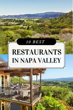 the top 10 best restaurants in napa valley