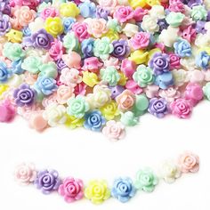 PRICES MAY VARY. 【 Rose Beads Size 】Our Rose candy color beads sizes about 12 (0.47inch, the thickness is 8mm/0.31inch, the hole is 2mm/0.08inch. Colors: Multi-color Random colors. Each spacer bead is featured with a hole(2mm/0.08inch) on the body, which bring much convenience for you to connect the beads with kinds of chains, making the whole DIY process more convenient. 【Package Included】You will receive 600pcs 12mm Multi-Color acrylic Rose Beads in total, enough quantity for your daily use. Y Acrylic Rose, Necklaces Diy, Flowers Beads, Rose Beads, Color Acrylic, Random Colors, Rainbow Bracelet, Color Beads, Rose Flowers