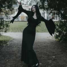 Material: Polyester; Spandex 
Weight: 0.48KG 
Size: S-L 
SKU:?DR20783 Bat Wings, Batwing Sleeve, Halloween Outfits, Long Dress, Spandex, Halloween Costumes, Mermaid, Black Dress, Black