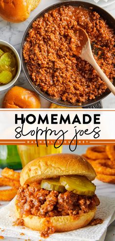 Get your hamburger buns ready for this family dinner recipe! It's a main dish idea with an easy from-scratch sloppy joe sauce. So saucy and so hearty, these simple homemade sloppy joes are the BEST! Homemade Sloppy Joes Recipe, Best Sloppy Joes, Homemade Sloppy Joe Recipe, Sloppy Joe Recipe, Homemade Sloppy Joes, Joe Recipe, Sloppy Joes Recipe, Sloppy Joe, Hamburger Buns