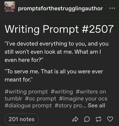 someone wrote this on their twitter account about writing proms and what they are saying