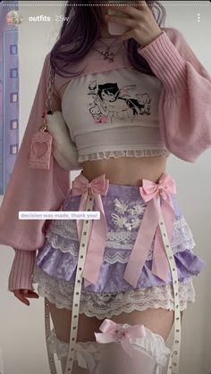 Kawaii Outfit Ideas, Pastel Goth Fashion, Kawaii Fashion Outfits, Alt Fashion, Swaggy Outfits, A Skirt, Goth Outfits, Really Cute Outfits, Kawaii Clothes