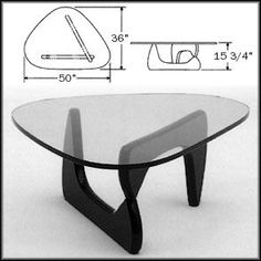 an image of a glass coffee table with black legs and curved design on the top