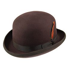 Jaxon & James English Bowler Hat II - Brown Trilby Hats, Home Village, Flat Caps, Trilby Hat, Hats Women, Flat Cap, Dress Hats