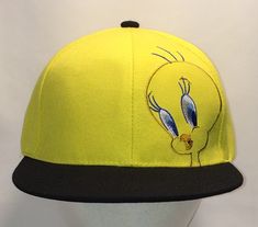 Vintage Six Flags Theme #Park Snapback Hat #Tweety #Bird Baseball Cap Sports Hats Warner Bros Looney Tunes Yellow Caps Cool Gifts T38 A8070 #SixFlagsHat #ThemeParkHat #ParkHat #TweetyHat #TweetyBirdHat #BirdHat #WarnerBrosHat #LooneyTunesHat #TruckerHat #Snapback #BaseballCap #BaseballHat #SnapbackHat #Snapbacks #Hats #Cap #Hat #VintageTruckerHat #MensHats #HatsForMen #SportsHat #DadHat #GiftsForMen #GiftsForDad #GiftsForHim #DadHats #DadCap #DadCaps #HatsForMen #MensHats #MensCaps Blue Crown, Tweety Bird, Six Flags, Black Baseball Cap