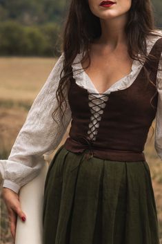 Cottagecore Outfit, Folk Fashion, Fantasy Fashion, Mode Vintage, Mode Inspiration, Larp