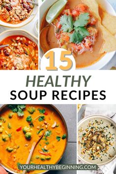 15 healthy soup recipes that are easy to make