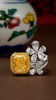 Bridal Jewellery Inspiration, Fancy Jewellery Designs, Silver Gold Jewelry, Yellow Jewelry, Dream Engagement Rings, Jewelry Fashion Trends, Classy Jewelry, Fancy Diamonds