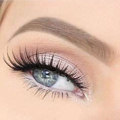 Makeup Tips For Blue Eyes, Long False Lashes, Make Up Diy, Trendy Eyeshadow, Makeup Tip, Makeup For Blondes, Makijaż Smokey Eye, Natural Wedding Makeup, Trendy Makeup