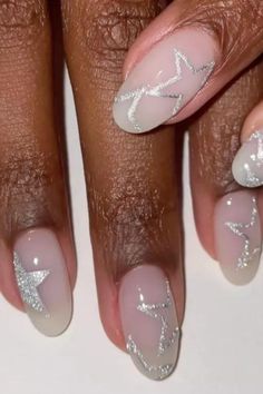 Eyesight Problems, Stars Nails, Diamond Nail Designs, Unghie Sfumate, Nagel Tips, Smink Inspiration, Summery Nails, Dots Nails