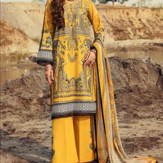 Pakistani Brand New Full Embroidery Dress Size Large Tawakkal Pakistani Suits, Ladies Suit, Pakistani Lawn Suits, Lawn Dress, Summer Lawn, Lawn Shirts, Lawn Suits, Pakistani Suits, Pakistani Designers