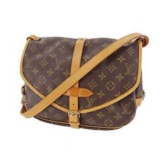 ad eBay - LOUIS VUITTON LV Used Saumur 30 Shoulder Bag Monogram M42256 Vintage #CE904 S - Buy Now, click the link (eBay) Leather Style, Accessories Clothing, Vintage Bags, Canvas Leather, Monogram Canvas, Clothing Women, Bags Handbags, Shoe Accessories, Bag Lady